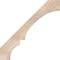 Ekena Millwork 5 1/2"W x 44"D x 44"H Balboa Smooth Knee Brace, Douglas Fir BRC06X44X44BOA00SDF - alternate 4